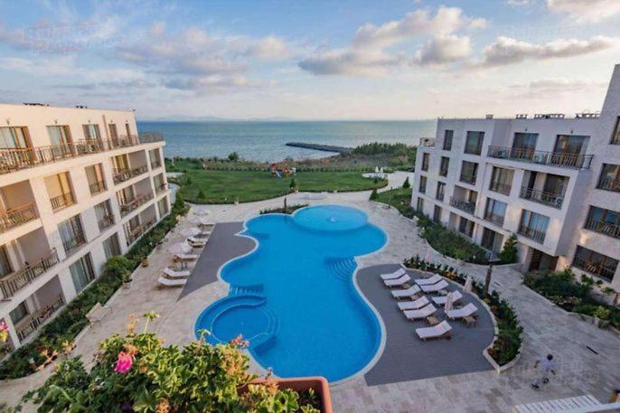 Sea Panorama Apartment - Diamond Beach Sarafovo Burgas Bagian luar foto